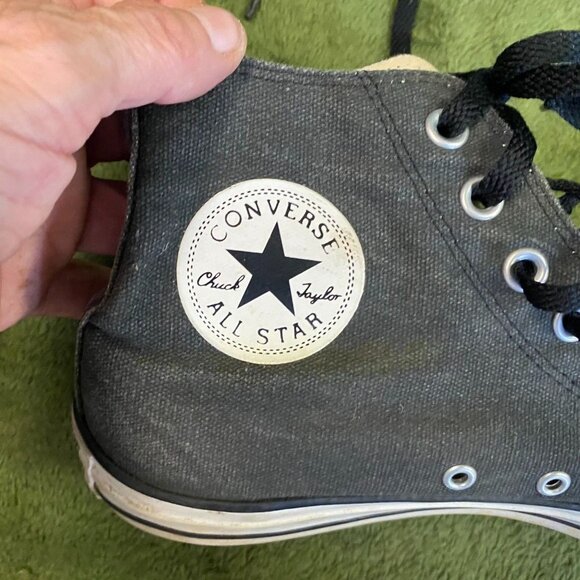 Converse Chuck Taylor All Star High Top Unisex 7.5 Mens/ 9.5 Womens Gray Canvas - Picture 8 of 11